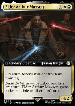 Elder Arthur Maxson (V.1) - Universes Beyond: Fallout: Extras (Rare) [XPIP-413]