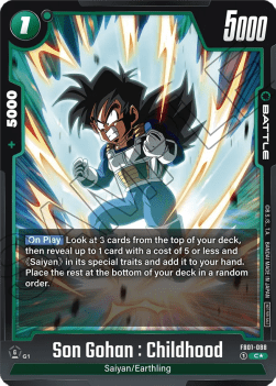 Son Gohan : Childhood (FB01-088) - Unnumbered Promos [Fusion World] (Common) [FWUP-FB01-088]