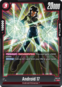 Android 17 (FS01-06)  (V.2 - Common) - Starter Deck: Son Goku [Fusion World] (Common) [FS01-06]