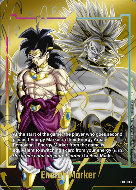 Energy Marker "Broly" (V.2 - Token ) - Unnumbered Promos (Token) [UP-E01-03]
