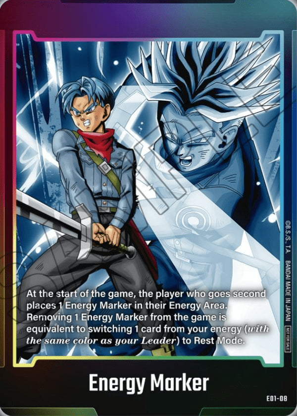 Energy Marker "Trunks" (V.1 - Token ) - Unnumbered Promos (Token) [UP-E01-08]