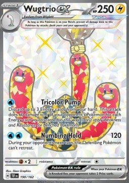 Wugtrio ex - Temporal Forces (Ultra Rare) [TEF-190]