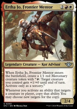 Ertha Jo, Frontier Mentor - Outlaws of Thunder Junction (Uncommon) [OTJ-203]
