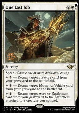 One Last Job (V.1) - Outlaws of Thunder Junction: Promos (Rare) [POTJ-22]