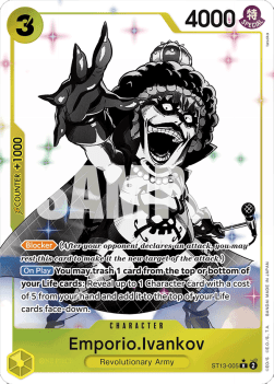 Emporio.Ivankov (ST13-005) (V.2) - Ultra Deck: The Three Brothers (Alternate Art) [ST-13-005]