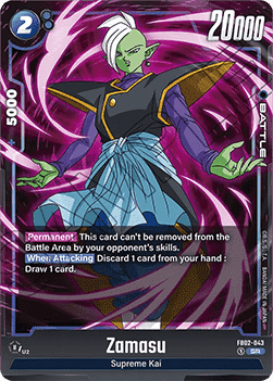 Zamasu (FB02-043)  (V.1 - Super Rare) - Blazing Aura [Fusion World] (Super Rare) [FB02-043]