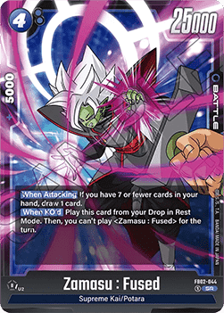 Zamasu : Fused (FB02-044)  (V.1 - Super Rare) - Blazing Aura [Fusion World] (Super Rare) [FB02-044]