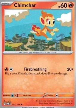 Chimchar - Twilight Masquerade (Common) [TWM-031]