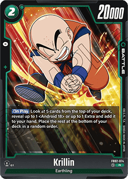 Krillin (FB02-074) - Blazing Aura [Fusion World] (Rare) [FB02-074]
