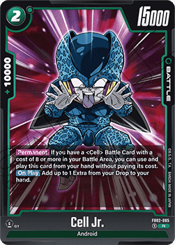 Cell Jr. (FB02-085) - Blazing Aura [Fusion World] (Rare) [FB02-085]