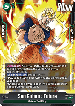 Son Gohan : Future (FB02-089)  (V.1 - Super Rare) - Blazing Aura [Fusion World] (Super Rare) [FB02-089]