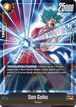 Son Goku (FB02-119)  (V.1 - Super Rare) - Blazing Aura [Fusion World] (Super Rare) [FB02-119]