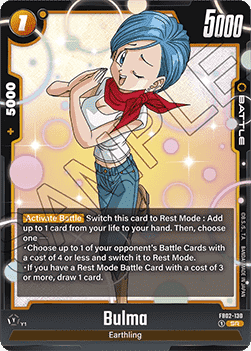 Bulma (FB02-130)  (V.1 - Super Rare) - Blazing Aura [Fusion World] (Super Rare) [FB02-130]