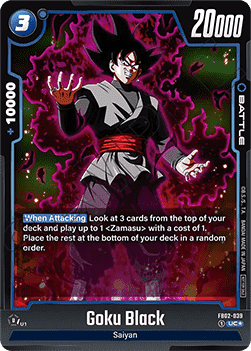 Goku Black (FB02-039) [Fusion World] (V.1 - Uncommon)