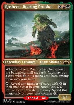 Rosheen, Roaring Prophet (V.3) - Modern Horizons 3: Extras (Rare) [XMH3-494]