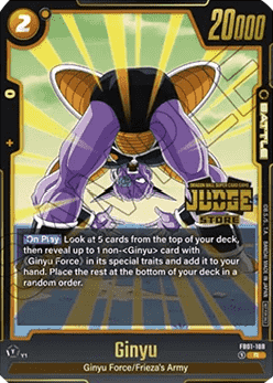 Ginyu (FB01-108) - Judge Promos [Fusion World] (Rare) [JPFW-FB01-108]