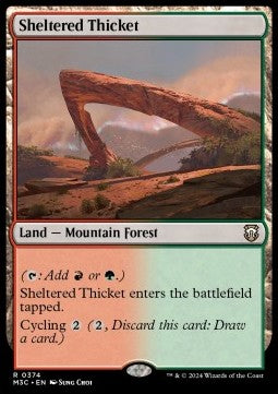 Sheltered Thicket - Commander: Modern Horizons 3 (Rare) [M3C-374]