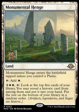 Monumental Henge - Modern Horizons 3: Promos (Rare) [PMH3-222]
