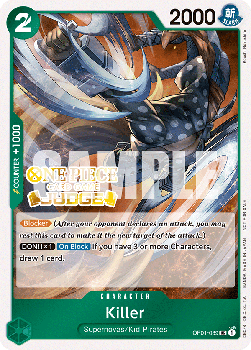 Killer (OP01-039) - Judge Promos (Uncommon) [JDG-OP01-039]