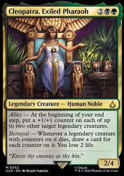 Cleopatra, Exiled Pharaoh - Universes Beyond: Assassin's Creed (Mythic) [ACR-52]