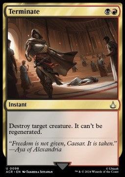 Terminate - Universes Beyond: Assassin's Creed (Uncommon) [ACR-98]