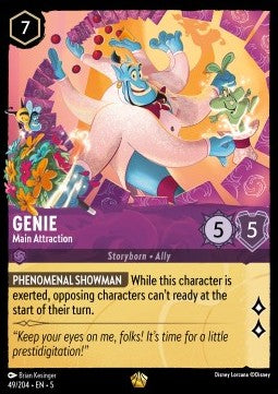 Genie - Main Attraction - Shimmering Skies (Legendary) [5SSK-49]