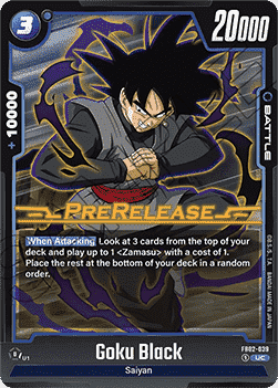 Goku Black (FB02-039) - Promos: Blazing Aura [Fusion World] (Uncommon) [FB02P-039]