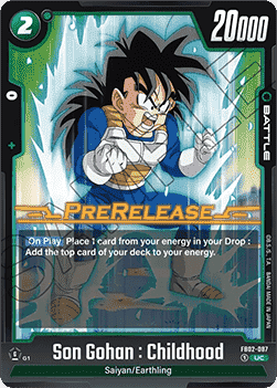 Son Gohan : Childhood (FB02-087) - Promos: Blazing Aura [Fusion World] (Uncommon) [FB02P-087]