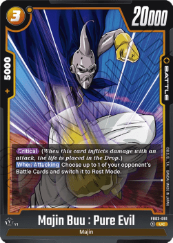 Majin Buu : Pure Evil (FB03-091) - Raging Roar [Fusion World] (Uncommon) [FB03-091]