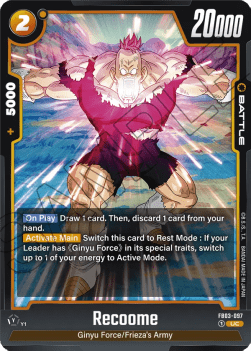 Recoome (FB03-097) - Raging Roar [Fusion World] (Uncommon) [FB03-097]