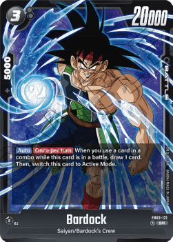 Bardock (FB03-121)  (V.1 - Super Rare) - Raging Roar [Fusion World] (Super Rare) [FB03-121]