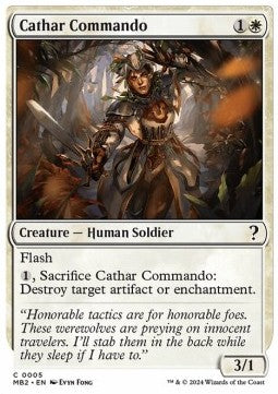 Cathar Commando - Mystery Booster 2 (Common) [MB2-5]