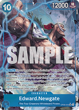 Edward.Newgate (OP08-043) (V.2) - Two Legends (Alternate Art) [OP08-043]