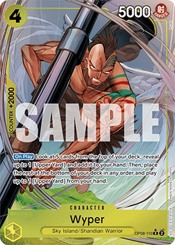 Wyper (OP08-110) (V.2) - Two Legends (Alternate Art) [OP08-110]