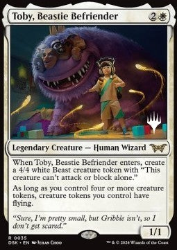 Toby, Beastie Befriender (V.2) - Duskmourn: House of Horror: Promos (Rare) [PDSK-35]