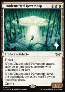 Unidentified Hovership (V.2) - Duskmourn: House of Horror: Promos (Rare) [PDSK-37]