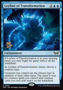 Leyline of Transformation (V.1) - Duskmourn: House of Horror: Promos (Rare) [PDSK-63]