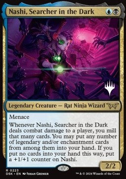Nashi, Searcher in the Dark (V.2) - Duskmourn: House of Horror: Promos (Rare) [PDSK-223]