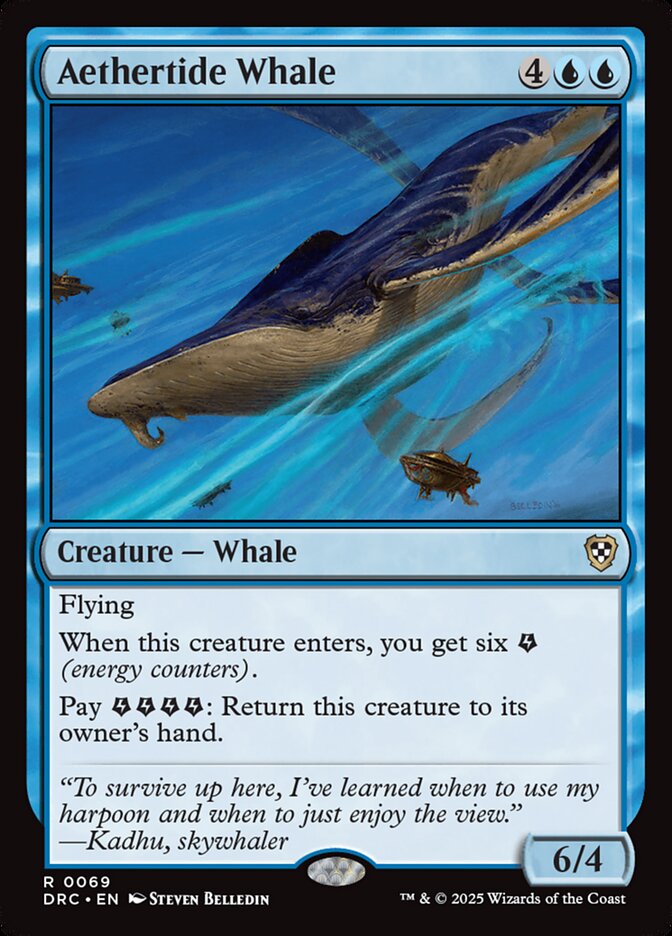 Aethertide Whale - Commander: Aetherdrift