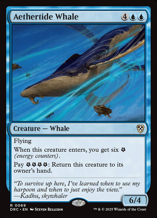 Aethertide Whale - Commander: Aetherdrift