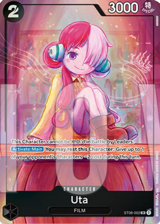 Uta (ST08-002) - Unnumbered Promos (Super Rare) [UP-ST08-002]