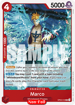 Marco (OP02-018) - Starter Deck: Edward.Newgate (Rare) [ST-15-OP02-018]