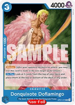 Donquixote Doflamingo (OP01-073) - Starter Deck: Donquixote Doflamingo (Rare) [ST-17-OP01-073]