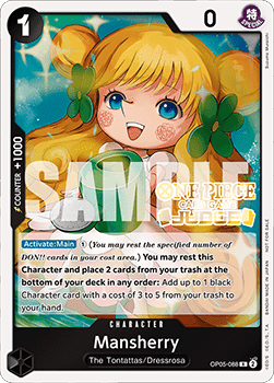 Mansherry (OP05-088) - Judge Promos (Rare) [JDG-OP05-088]