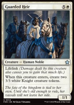 Guarded Heir - Magic: The Gathering Foundations (Uncommon) [FDN-14]