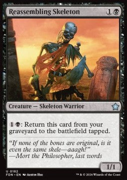 Reassembling Skeleton - Magic: The Gathering Foundations (Uncommon) [FDN-182]