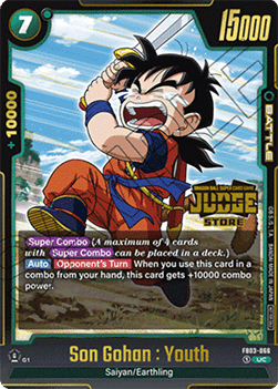 Son Gohan : Youth (FB03-066) - Judge Promos [Fusion World] (Uncommon) [JPFW-FB03-066]