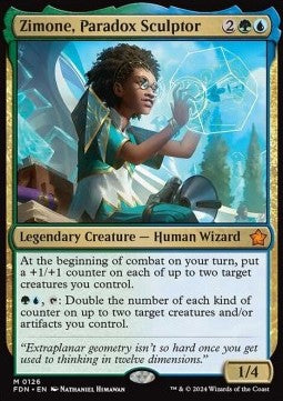 Zimone, Paradox Sculptor - Magic: The Gathering Foundations (Mythic) [FDN-126]
