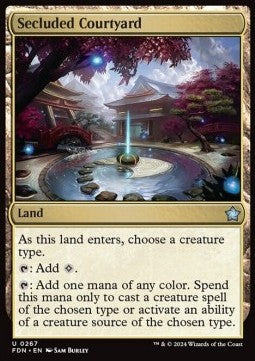 Secluded Courtyard - Magic: The Gathering Foundations (Uncommon) [FDN-267]