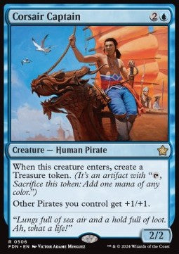 Corsair Captain - Magic: The Gathering Foundations: Beginner Box (Rare) [BFDN-506]